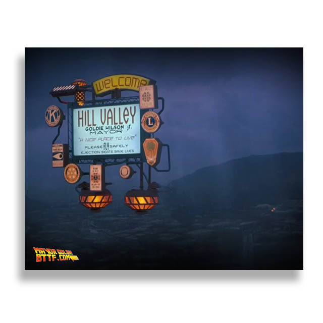 Autographed Future Hill Valley 8x10 image 1