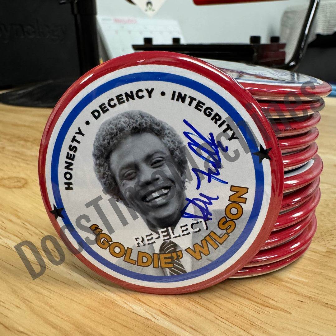 Autographed RE-ELECT MAGNET image 0
